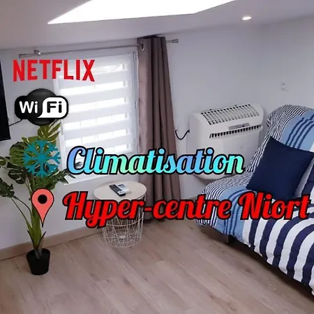 Escapade Niortaise - Climatises Hyper-centre De Lejlighed