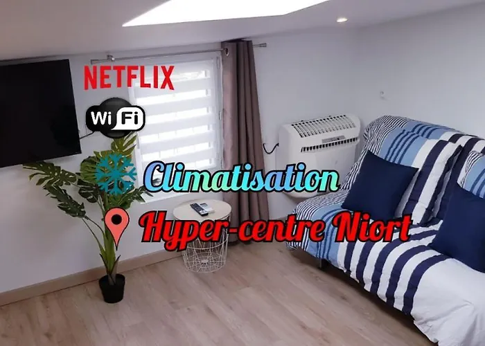 Escapade Niortaise - Climatises Hyper-centre De Apartamento